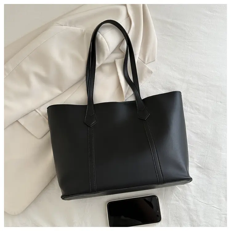 Large Capacity Brown Leather Tote Bag for Women β feature 12
