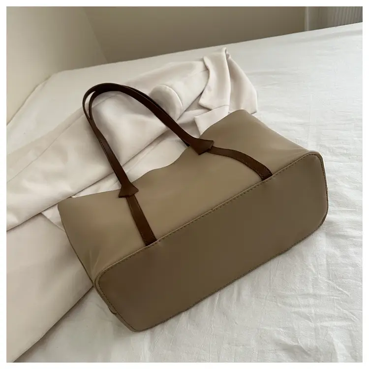 Large Capacity Brown Leather Tote Bag for Women β feature 14
