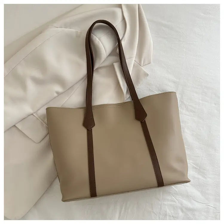 Large Capacity Brown Leather Tote Bag for Women β feature 22