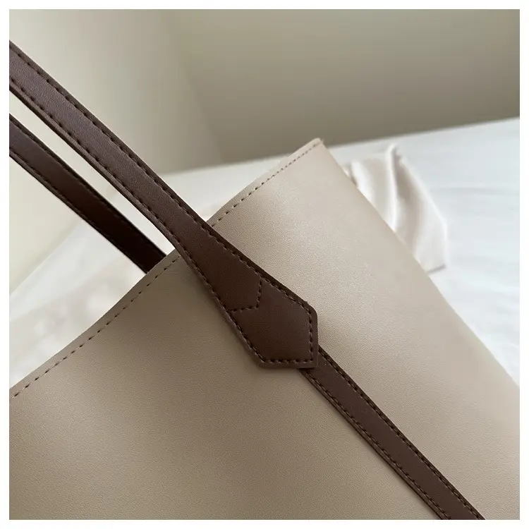 Large Capacity Brown Leather Tote Bag for Women β feature 23