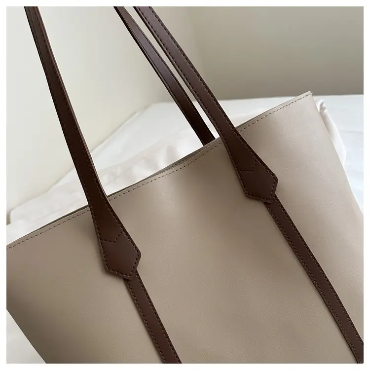 Large Capacity Brown Leather Tote Bag for Women β feature 24