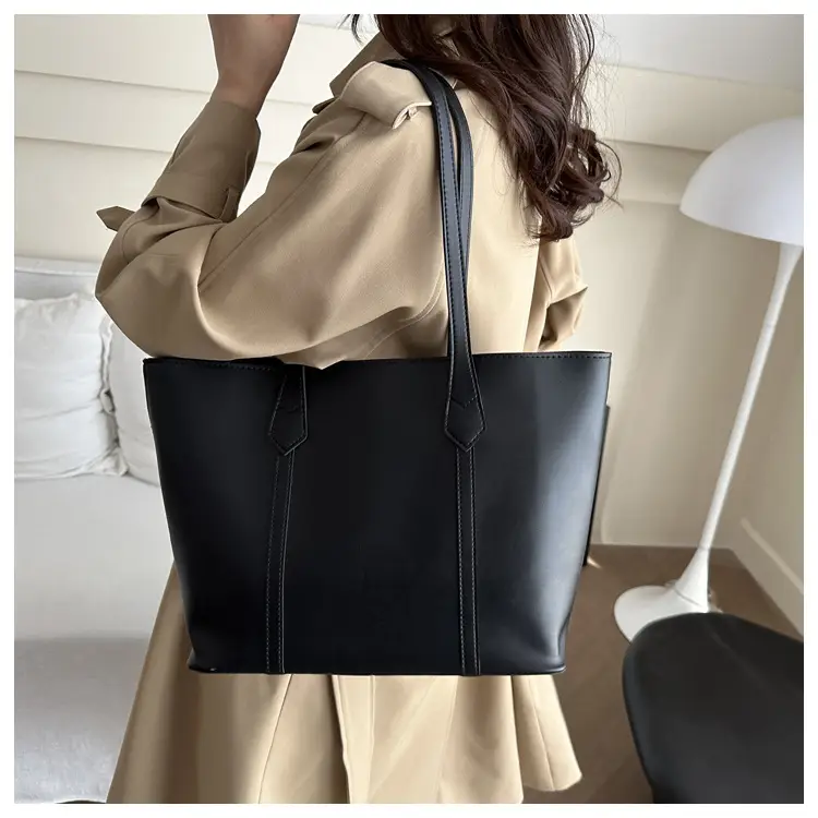 Large Capacity Brown Leather Tote Bag for Women β feature 28