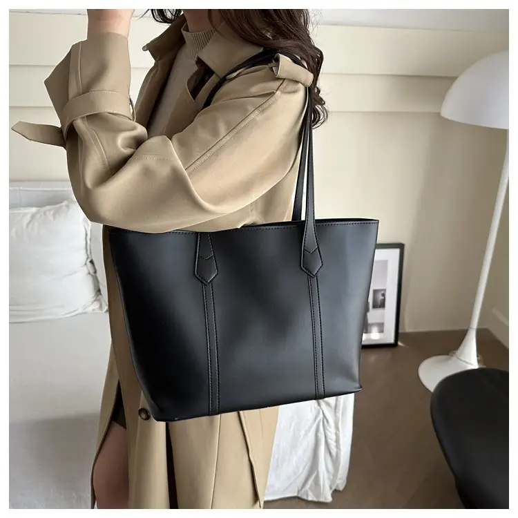 Large Capacity Brown Leather Tote Bag for Women β feature 29