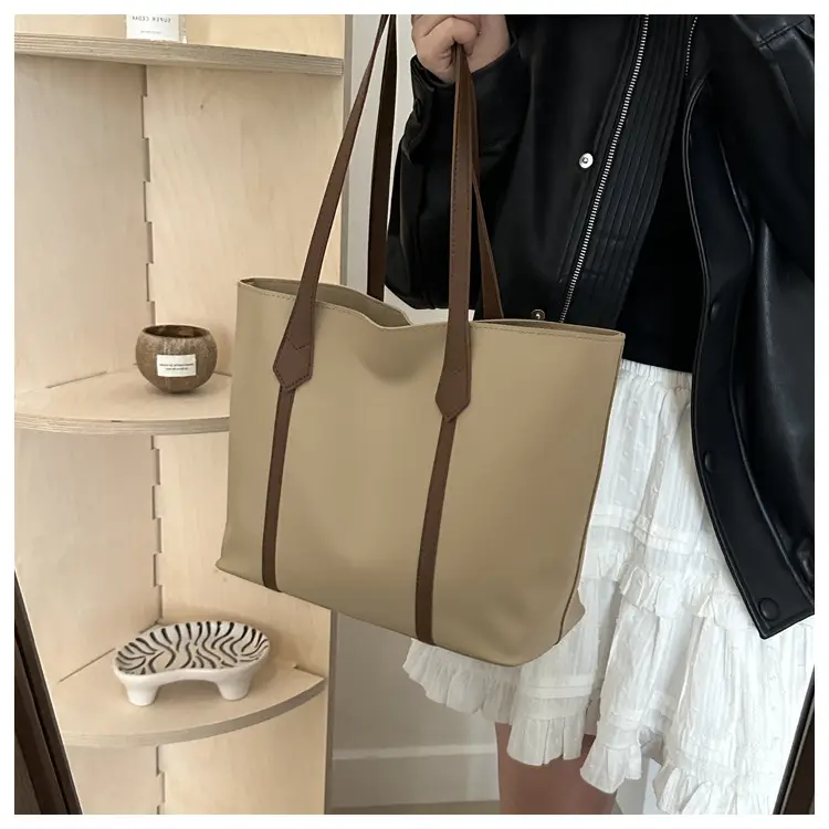 Large Capacity Brown Leather Tote Bag for Women β feature 31