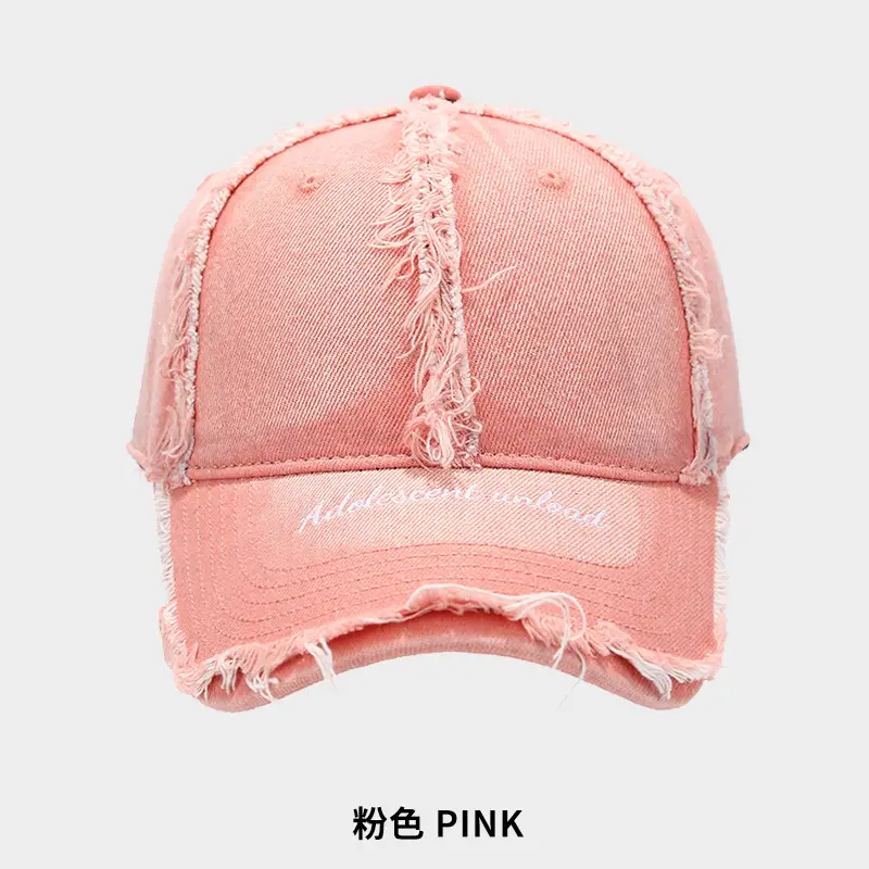 Women Woolen Baseball Cap Navy Blue Vintage Denim Rave - Image 3