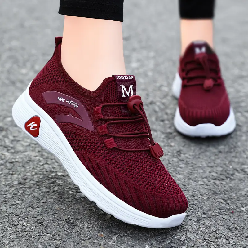 Walking Shoes 2025 Spring New Style Old Beijing Cloth Shoes for Middle-Aged and Elderly Women Summer Breathable Sports and Leisure Square Dance Shoes - Image 6