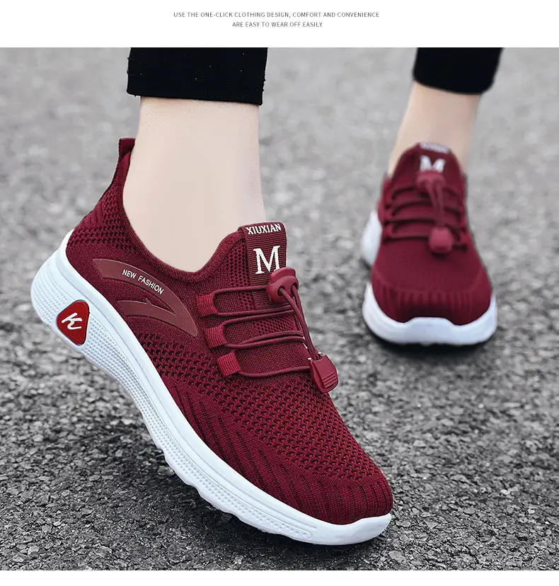 Walking Shoes 2025 Spring New Style Old Beijing Cloth Shoes for Middle-Aged and Elderly Women Summer Breathable Sports and Leisure Square Dance Shoes — feature 8