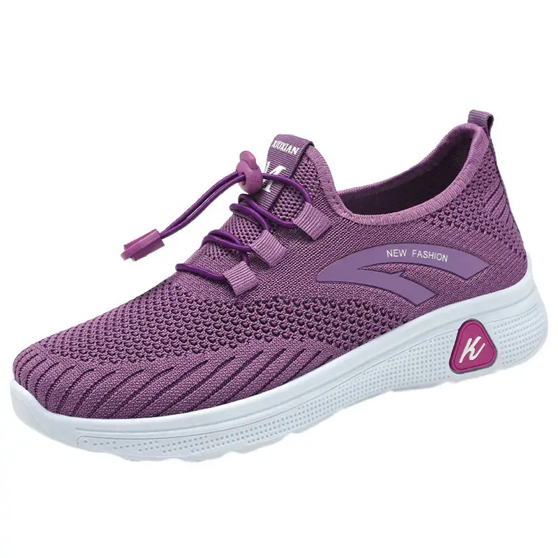 Walking Shoes 2025 Spring New Style Old Beijing Cloth Shoes for Middle-Aged and Elderly Women Summer Breathable Sports and Leisure Square Dance Shoes - Image 3
