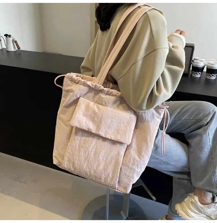 Black Korean Style Bucket Bag for Women — feature 11
