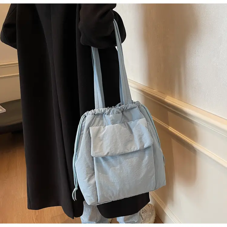 Black Korean Style Bucket Bag for Women — feature 15