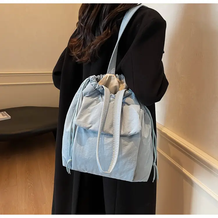 Black Korean Style Bucket Bag for Women — feature 16