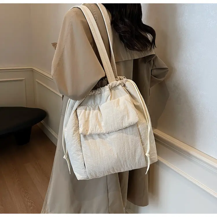 Black Korean Style Bucket Bag for Women — feature 18