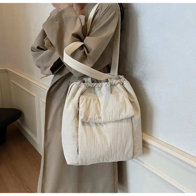 Black Korean Style Bucket Bag for Women — feature 19