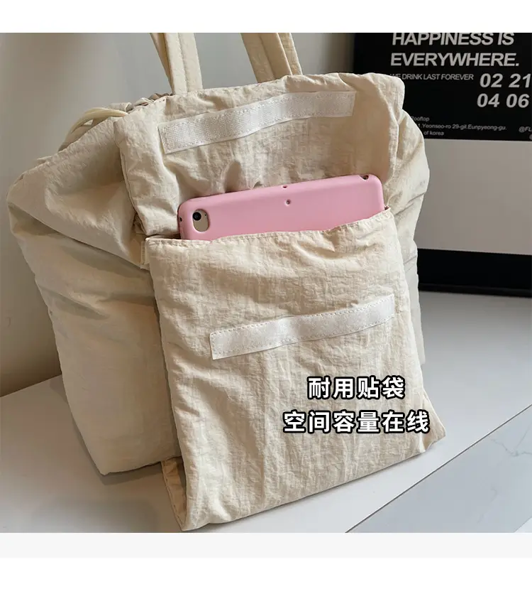 Black Korean Style Bucket Bag for Women — feature 6