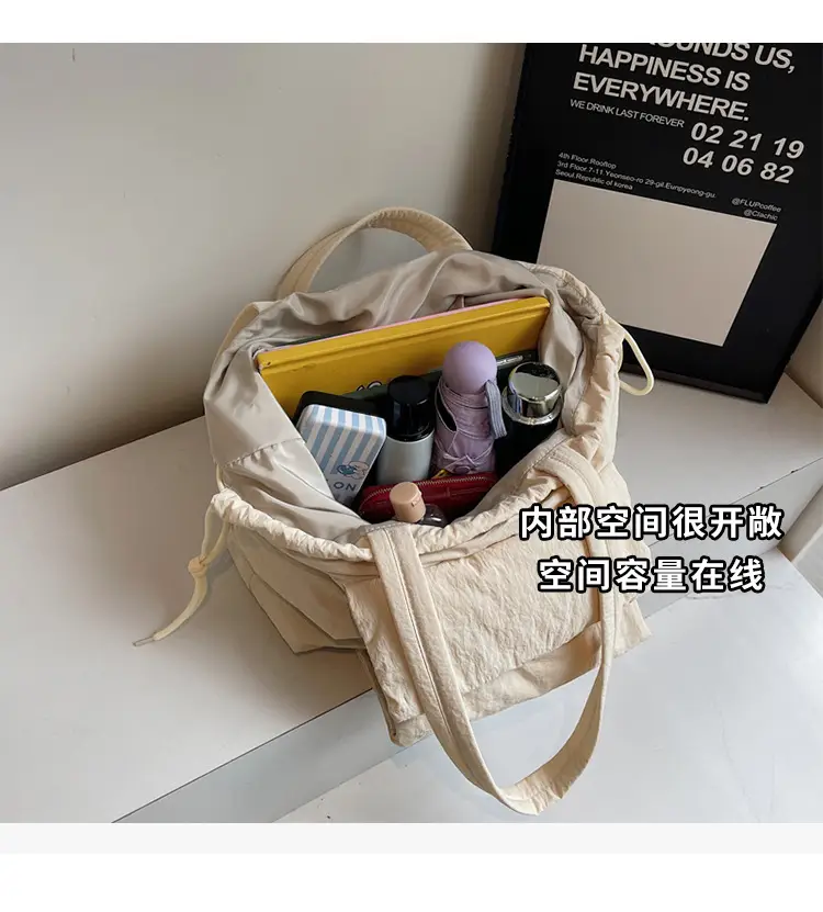 Black Korean Style Bucket Bag for Women — feature 7