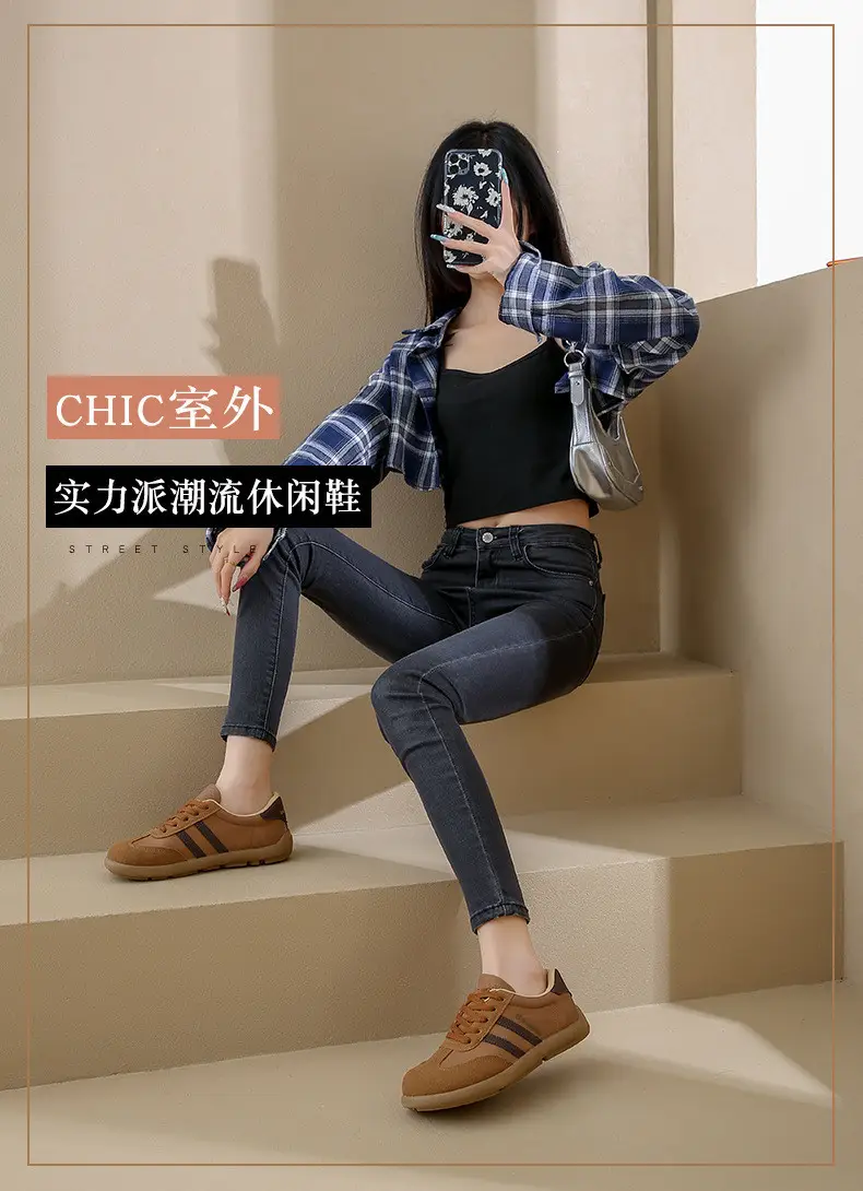Retro Thick-Soled Moral Training Shoes for Women in Autumn New Korean Style Flat Forrest Gump Shoes Outdoor Trendy Fashion Sports Shoes for Women — feature 19