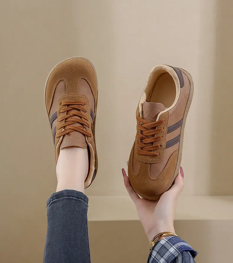 Retro Thick-Soled Moral Training Shoes for Women in Autumn New Korean Style Flat Forrest Gump Shoes Outdoor Trendy Fashion Sports Shoes for Women — feature 37