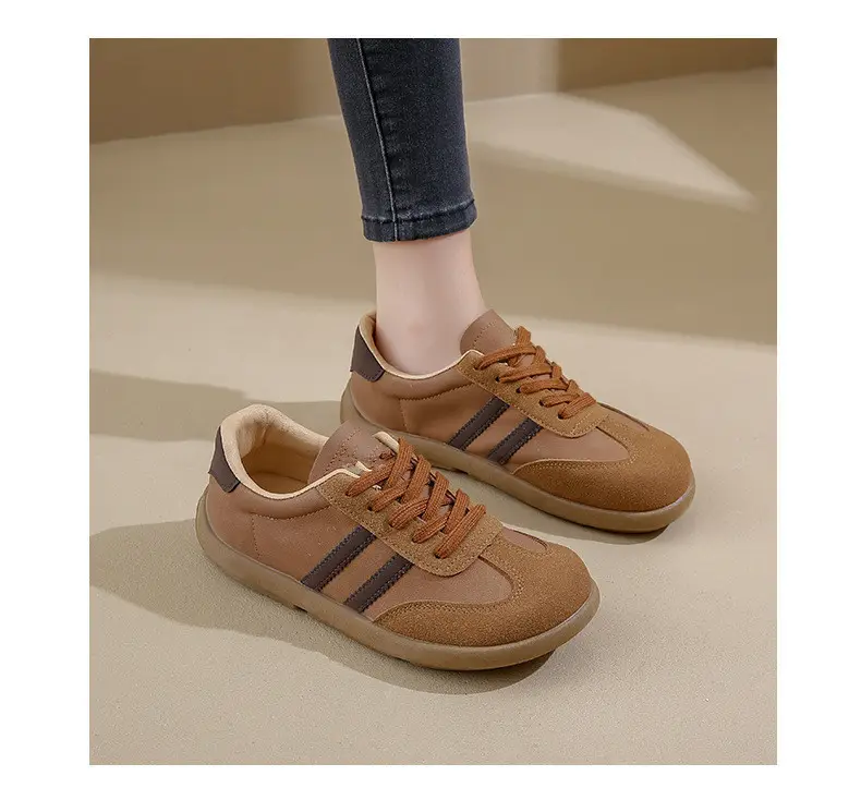 Retro Thick-Soled Moral Training Shoes for Women in Autumn New Korean Style Flat Forrest Gump Shoes Outdoor Trendy Fashion Sports Shoes for Women — feature 38