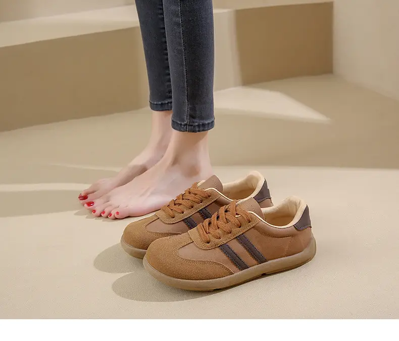 Retro Thick-Soled Moral Training Shoes for Women in Autumn New Korean Style Flat Forrest Gump Shoes Outdoor Trendy Fashion Sports Shoes for Women — feature 39