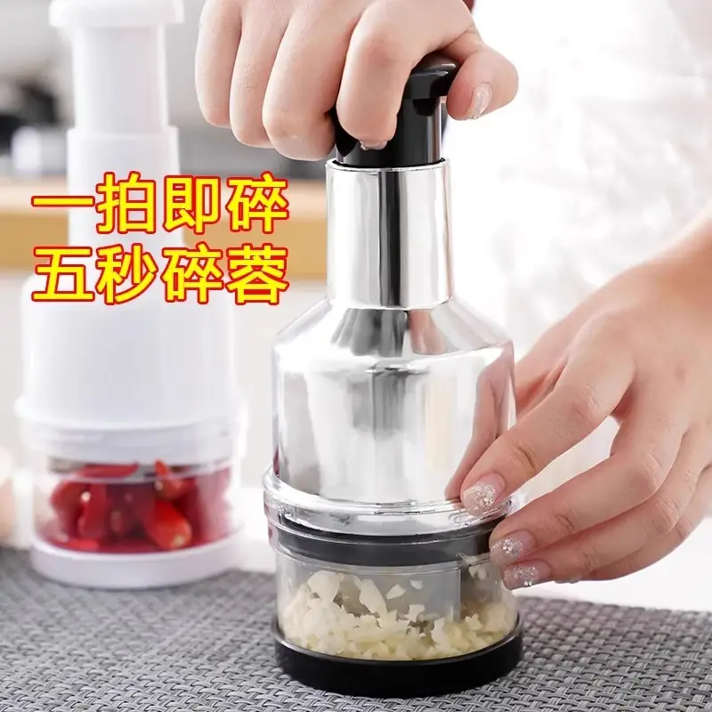 Stainless Steel Garlic Press 22cm Manual Peeler - Image 8
