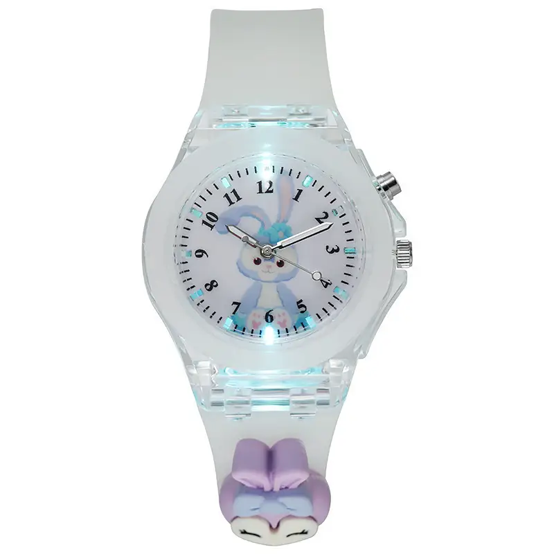 Soft Star Dailou Watch Children's Luminous Electronic Primary School Boys and Girls Children's Waterproof Cartoon Doll Quartz Watch — feature 15