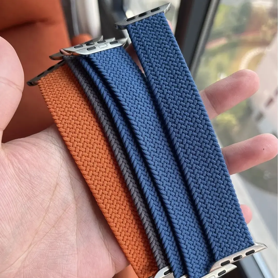 For apple watch8 strap stainless steel iwatch7/6 single loop woven nylon SE apple watch - Image 29