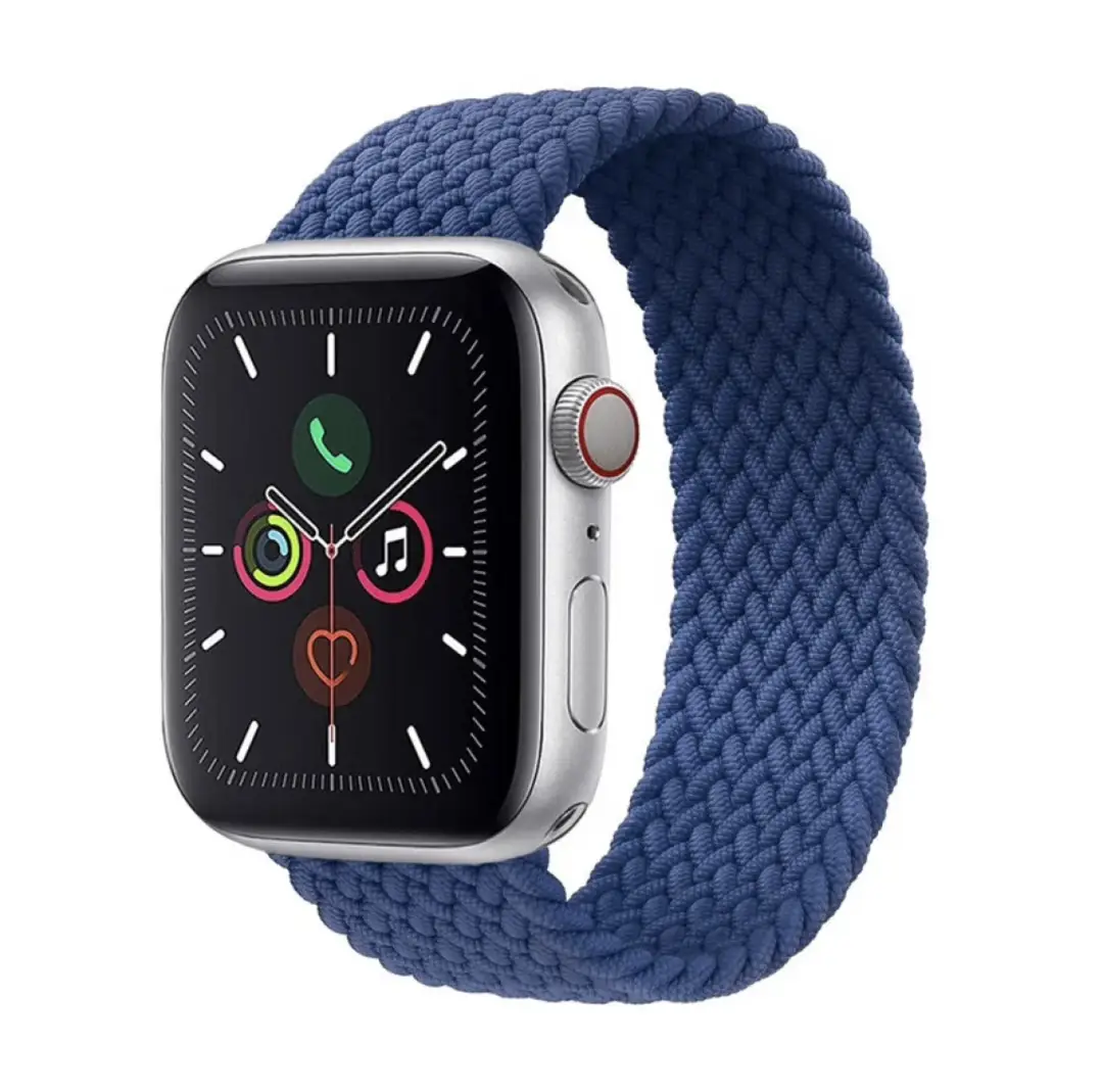 For apple watch8 strap stainless steel iwatch7/6 single loop woven nylon SE apple watch - Image 30