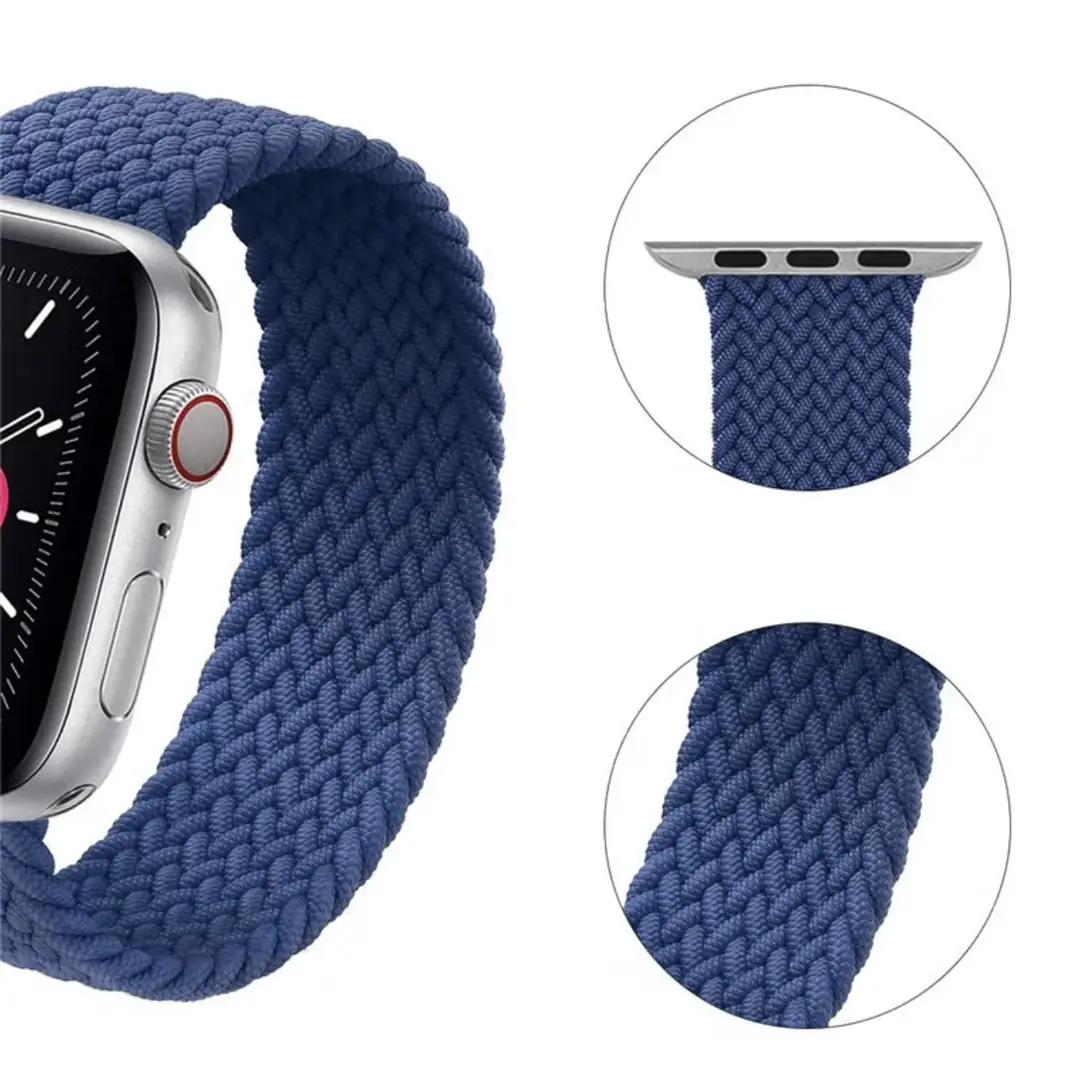 For apple watch8 strap stainless steel iwatch7/6 single loop woven nylon SE apple watch — feature 4