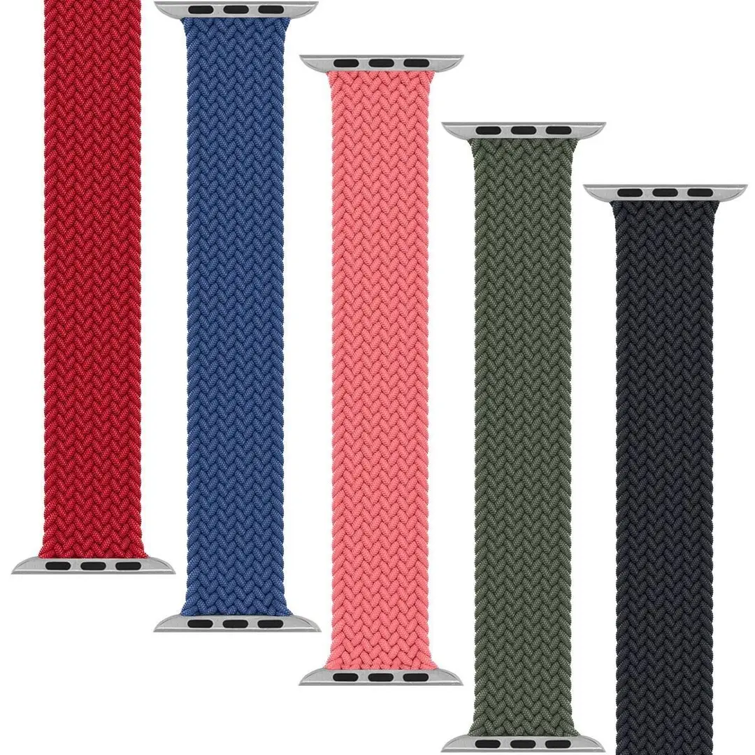 For apple watch8 strap stainless steel iwatch7/6 single loop woven nylon SE apple watch — feature 6