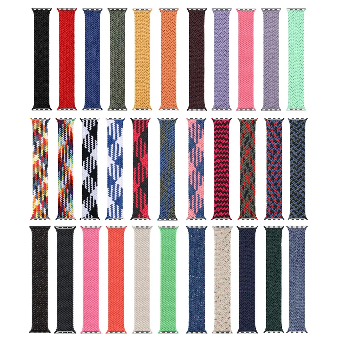 For apple watch8 strap stainless steel iwatch7/6 single loop woven nylon SE apple watch - Image 25