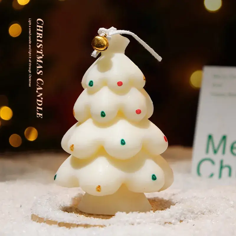 Green Snow Pine Candle for Christmas Gift Box - Image 12