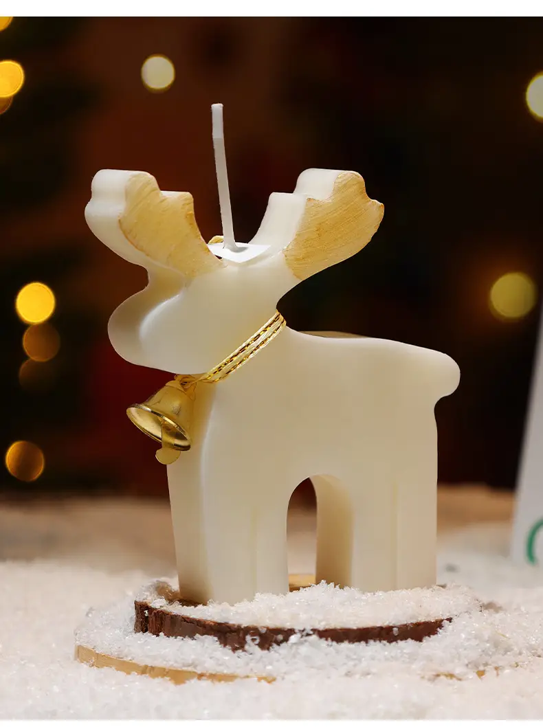 Green Snow Pine Candle for Christmas Gift Box — feature 3