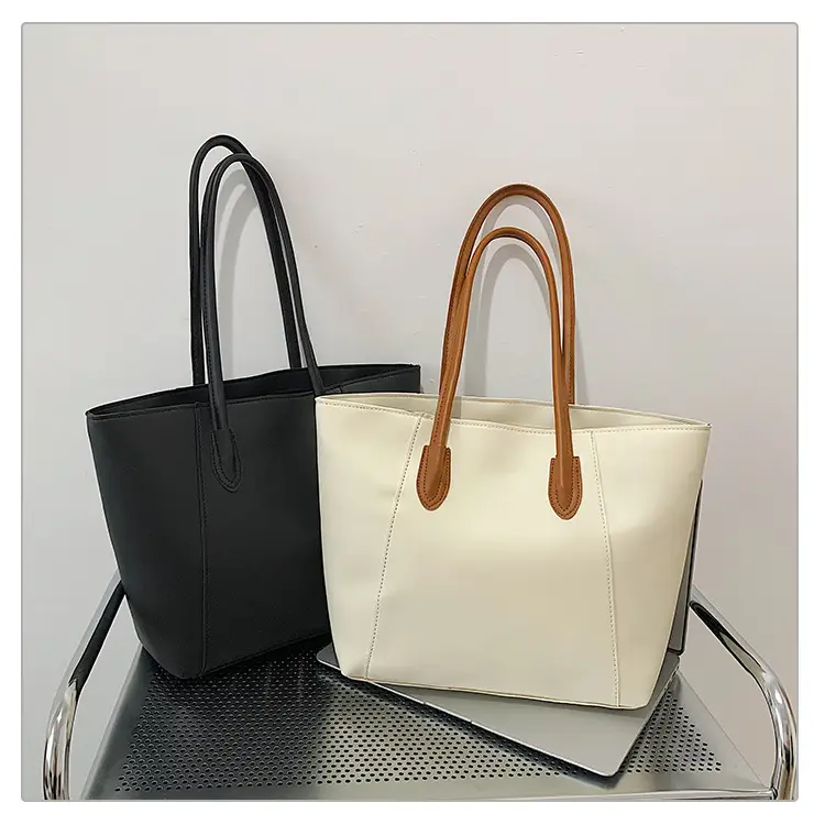 Women's Cream Leather Shoulder Bag 2024 New Style — feature 29