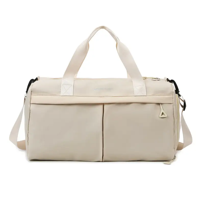 Large Capacity Cross-Border Fitness Bag Beige