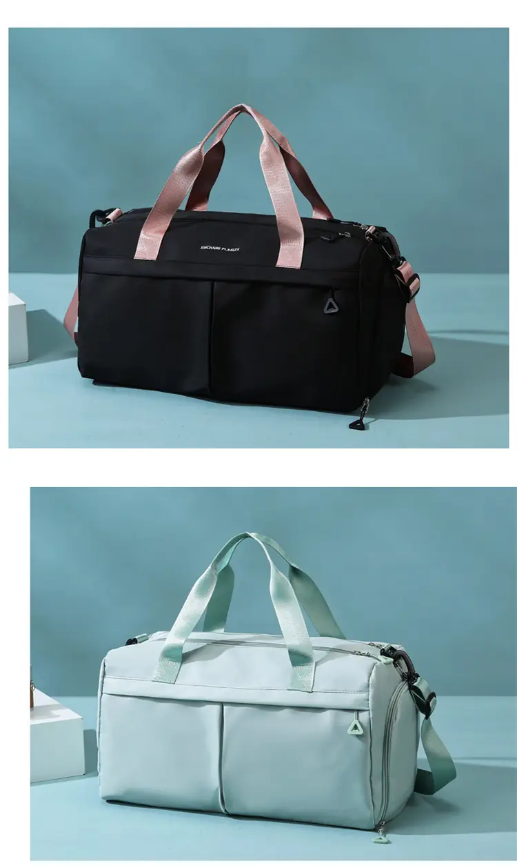Large Capacity Cross-Border Fitness Bag Beige — feature 19