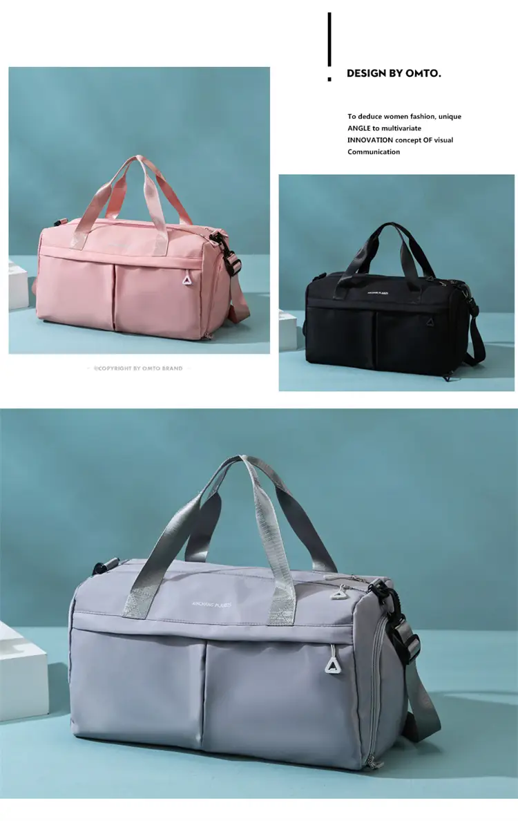 Large Capacity Cross-Border Fitness Bag Beige — feature 20