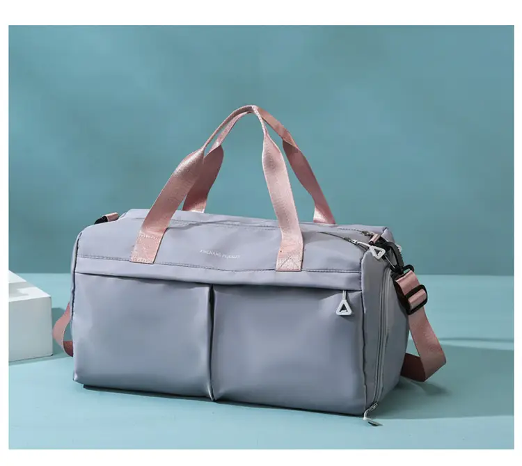 Large Capacity Cross-Border Fitness Bag Beige — feature 21