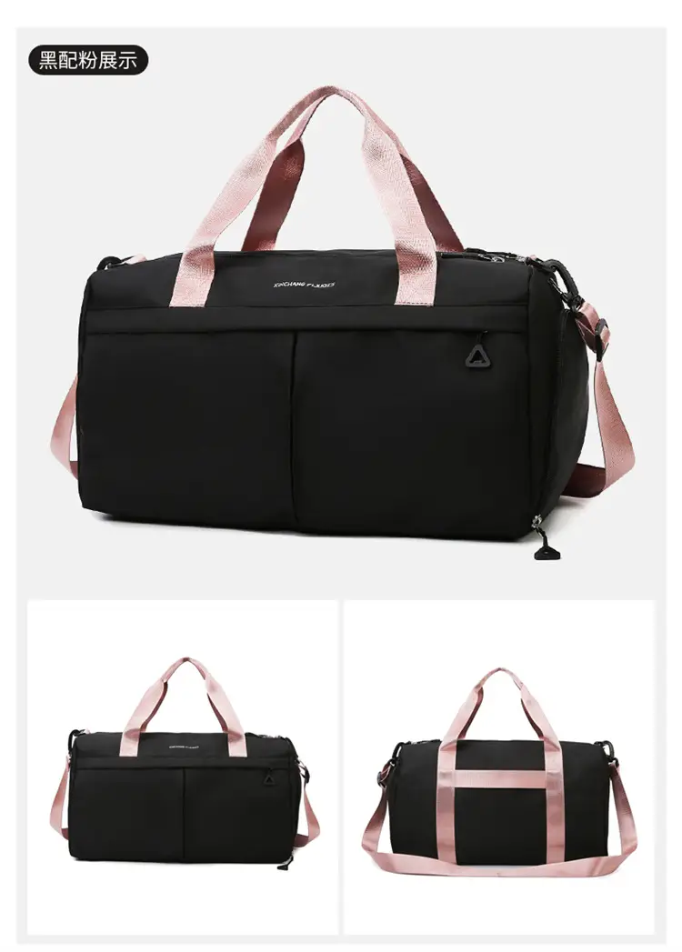 Large Capacity Cross-Border Fitness Bag Beige — feature 26