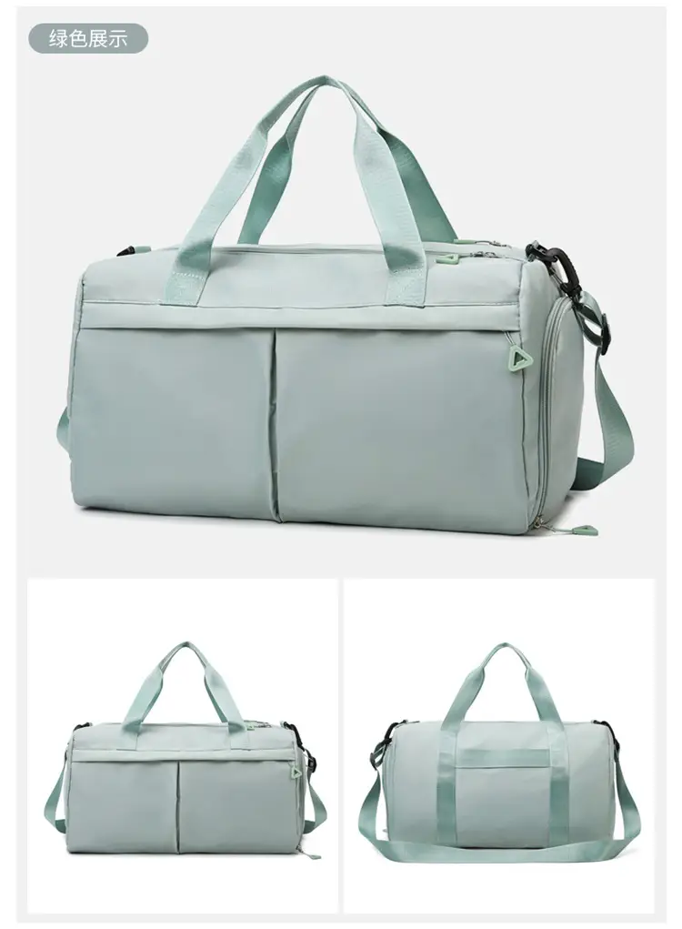 Large Capacity Cross-Border Fitness Bag Beige — feature 30