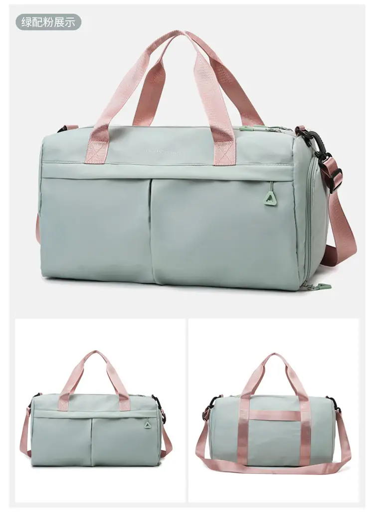 Large Capacity Cross-Border Fitness Bag Beige — feature 32