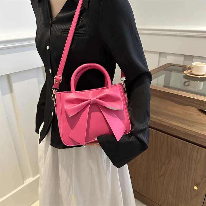 White Bow Shoulder Bag for Women 2024 - Image 7
