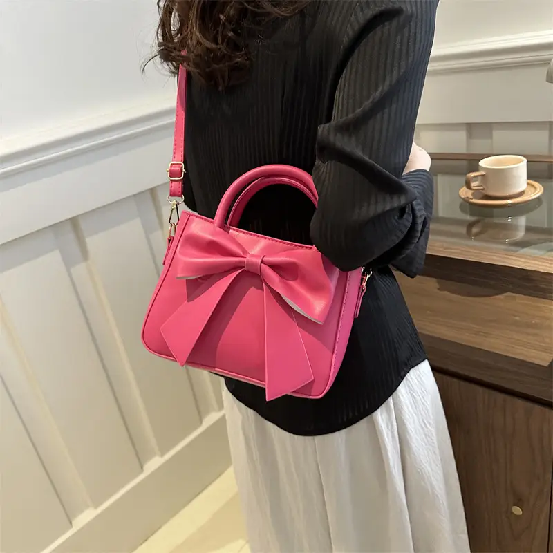 White Bow Shoulder Bag for Women 2024 - Image 8