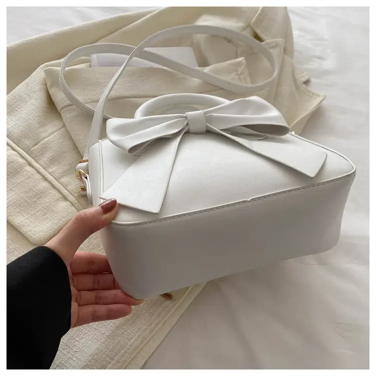 White Bow Shoulder Bag for Women 2024 — feature 36