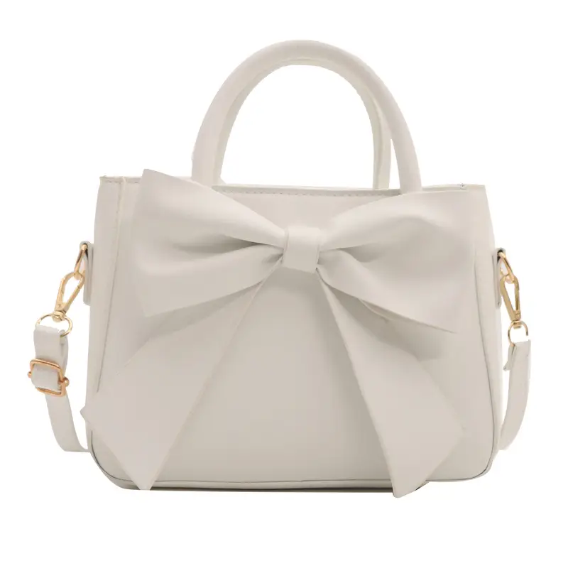 White Bow Shoulder Bag for Women 2024 - Image 3