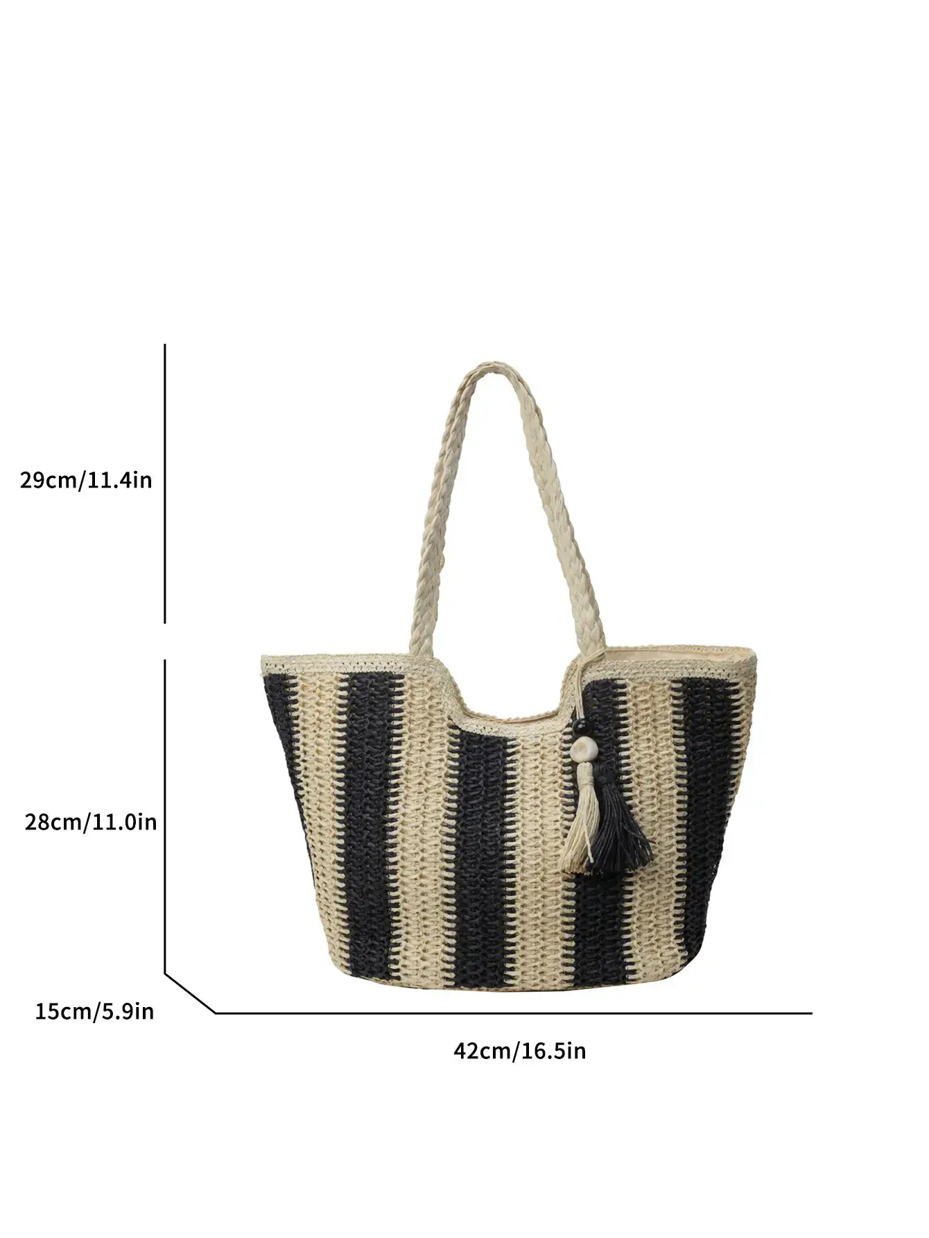 2024 Summer Straw Woven Bag High-end Style