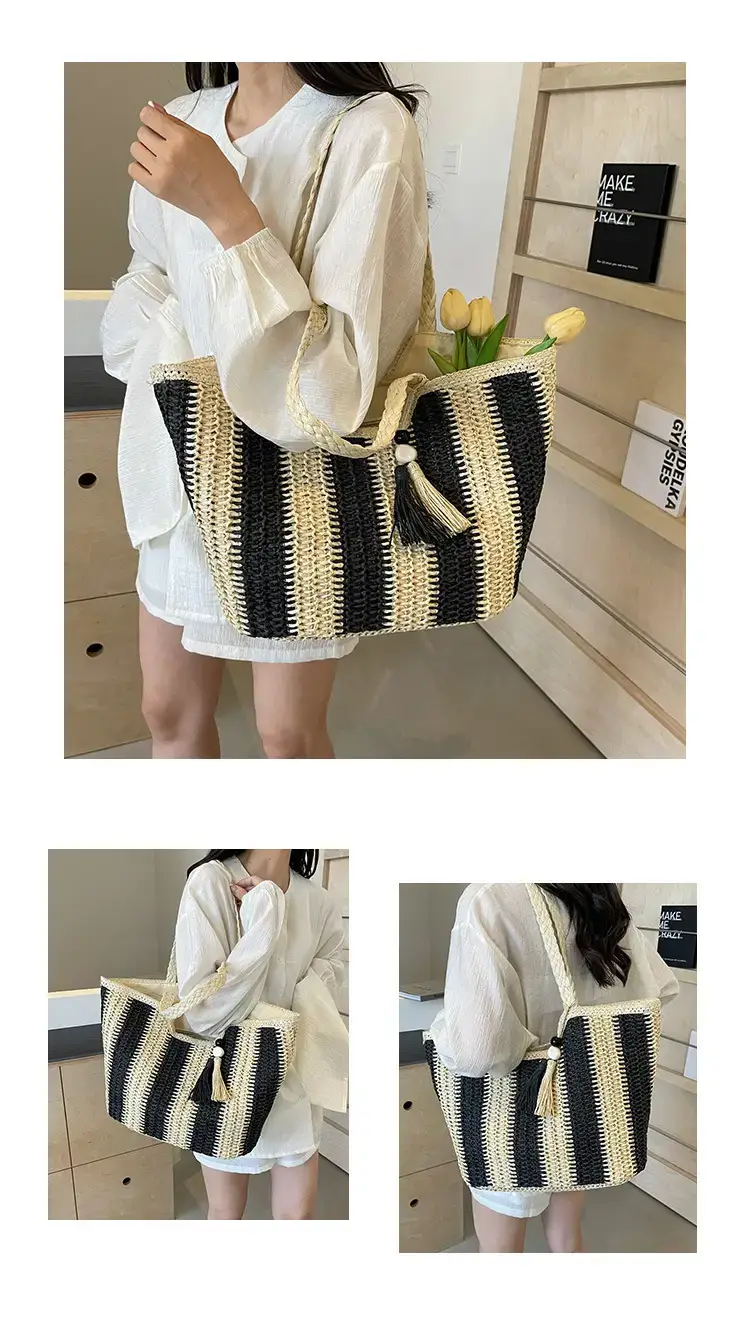2024 Summer Straw Woven Bag High-end Style — feature 11