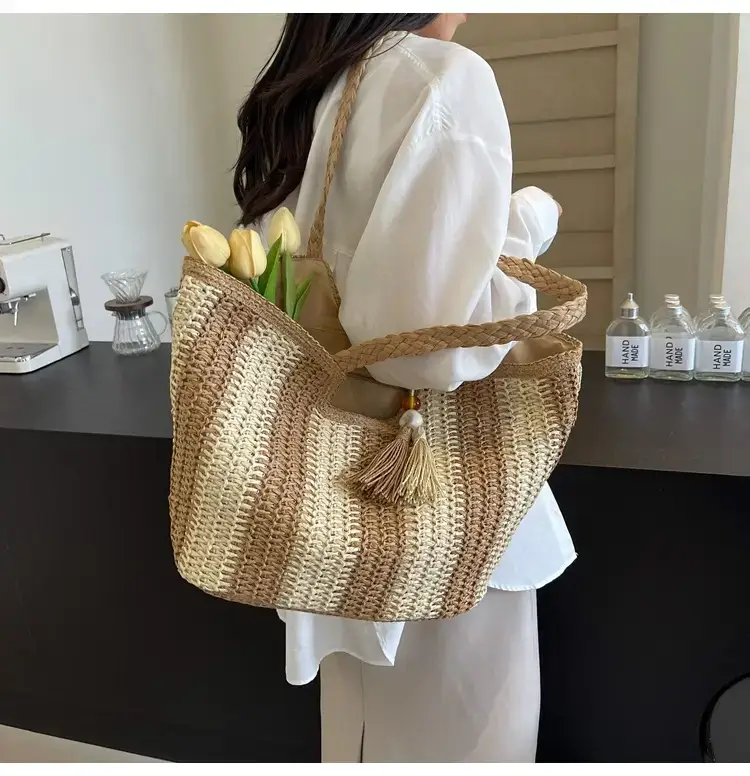 2024 Summer Straw Woven Bag High-end Style — feature 14