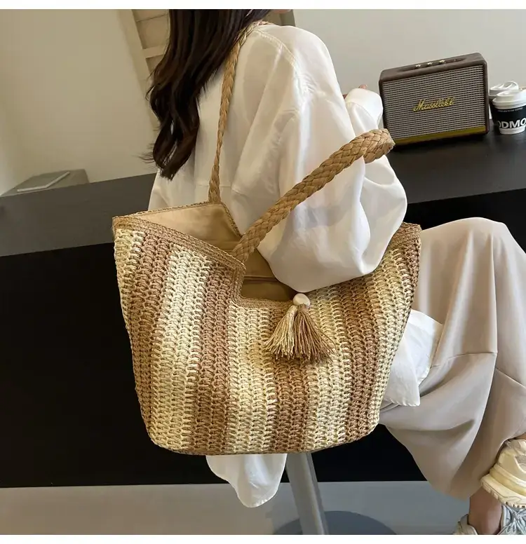 2024 Summer Straw Woven Bag High-end Style — feature 16