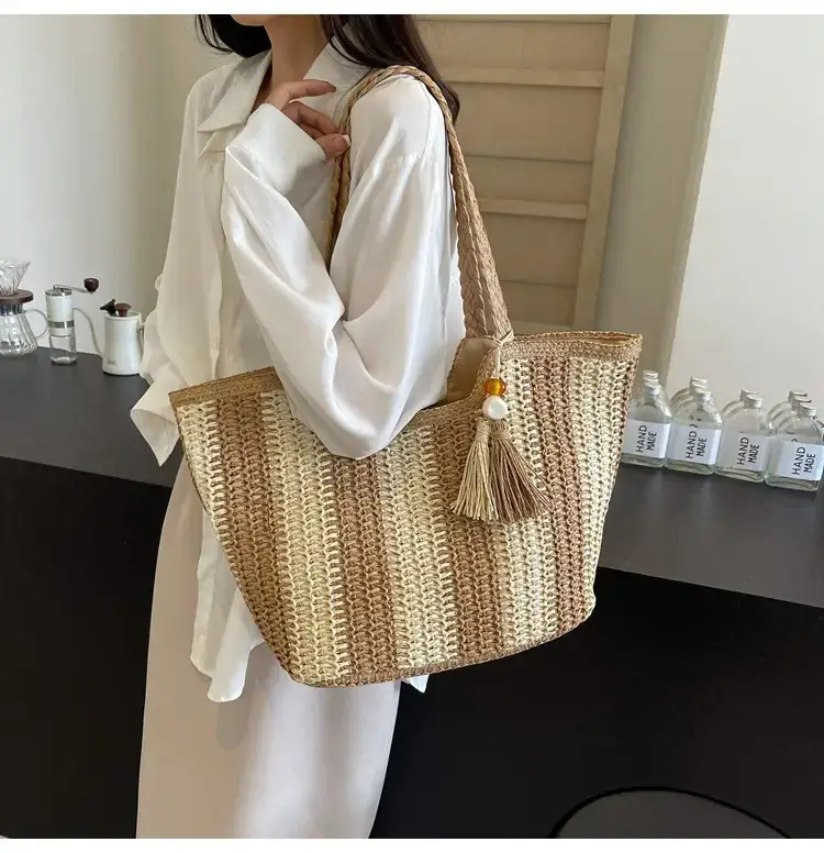 2024 Summer Straw Woven Bag High-end Style — feature 17