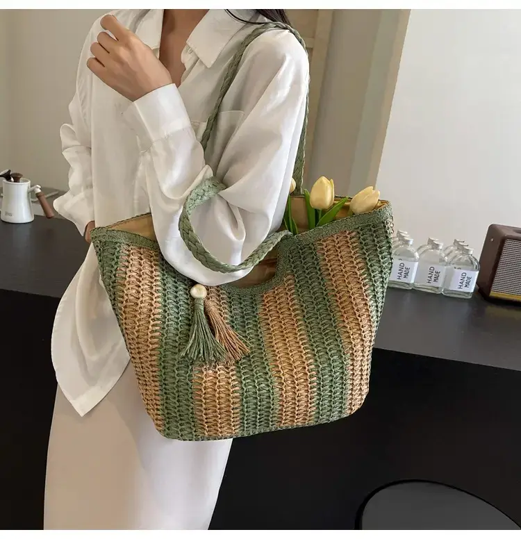 2024 Summer Straw Woven Bag High-end Style — feature 20